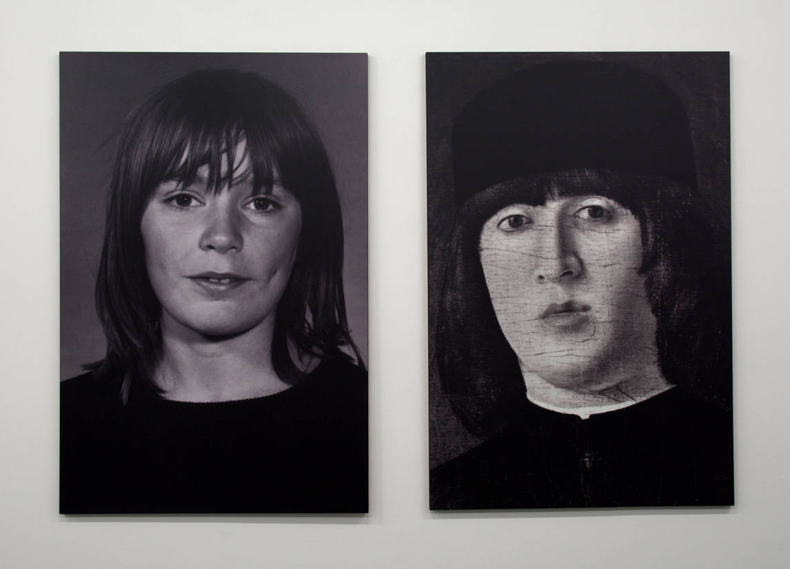 Portraits de personnes qui se ressemblent, 1971 (tirage 2003), par Françoise Sullivan.
