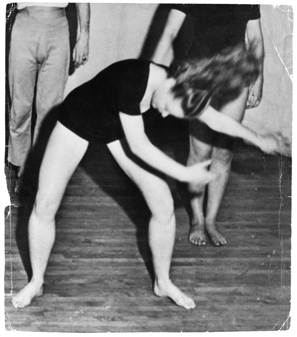 Françoise Sullivan at Franziska Boas’s studio in New York, c. 1947.