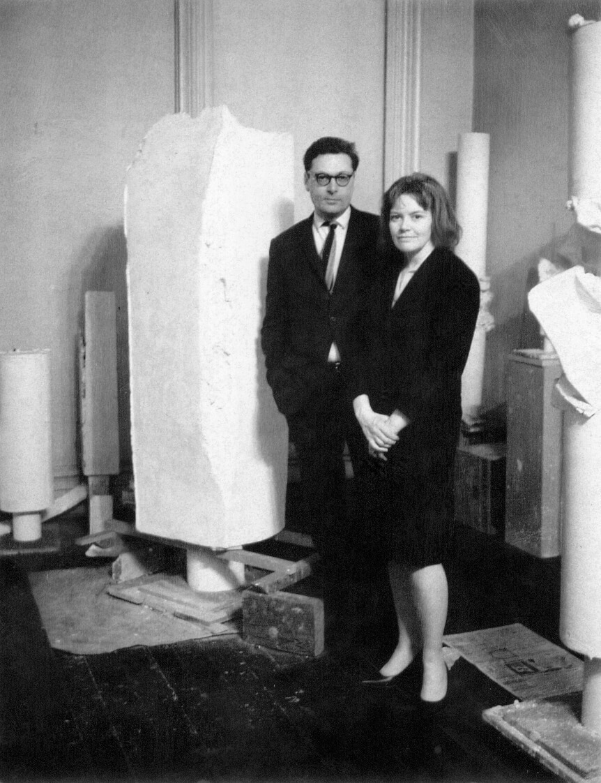 Paterson Ewen et Françoise Sullivan à New York, 1957.