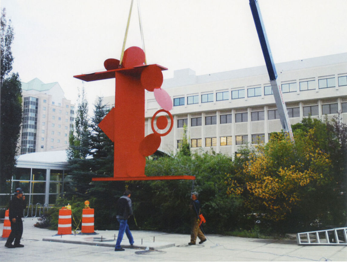 Callooh Callay réinstallée à l’Université de Regina en 2010.