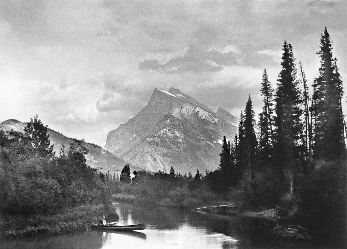 Mount Rundle, Canadian National Park, Banff, 1892, by Alexander Henderson