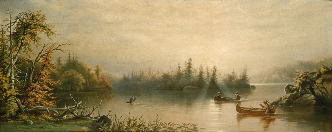 Lake, North of Lake Superior (Lac, au nord du Lac Supérieur), 1870, par Frederick Verner