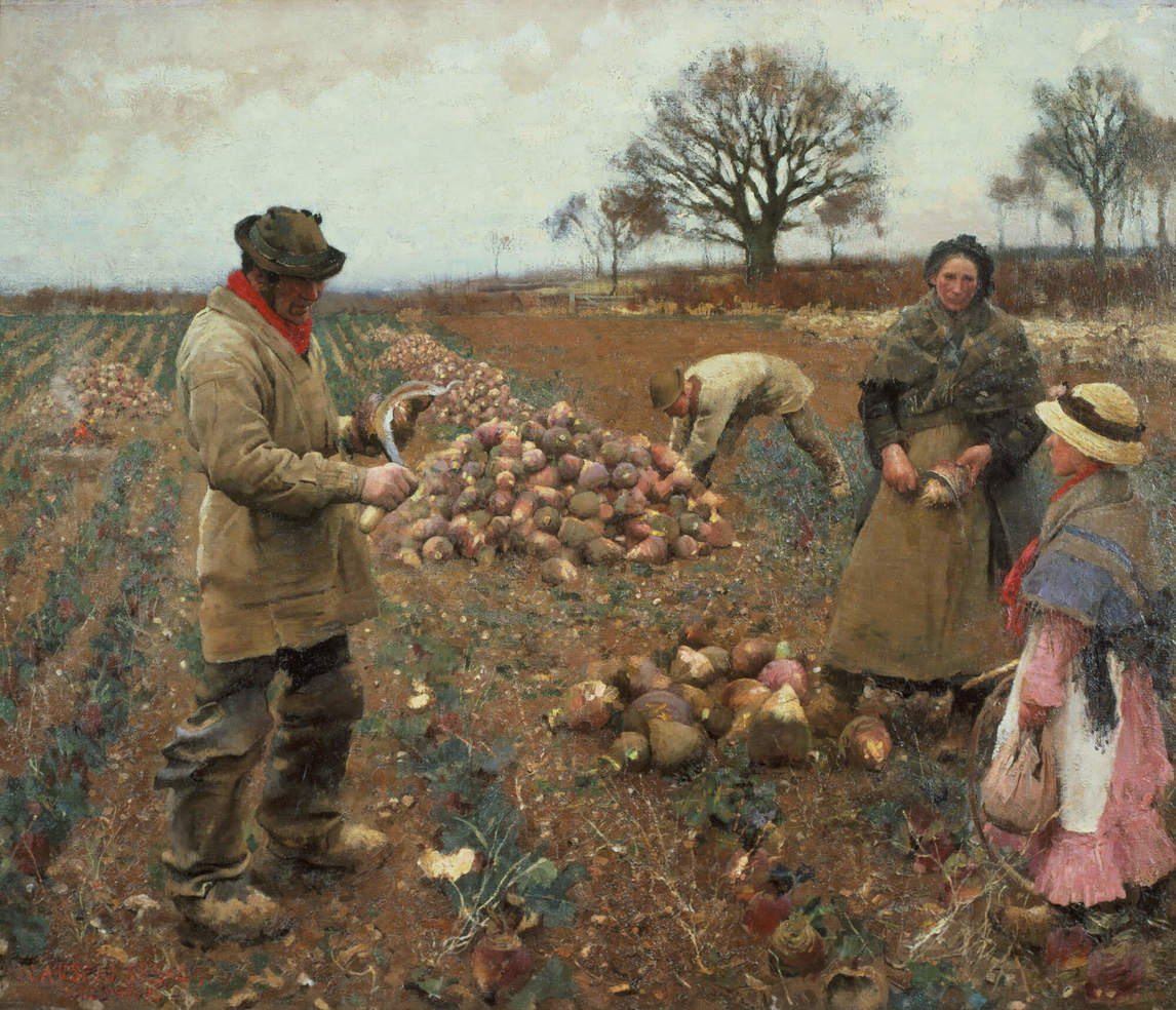 Winter Work, 1883–84, by George Clausen