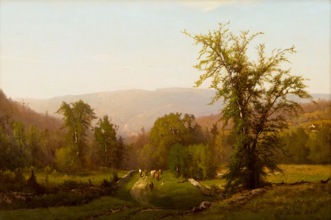 An Adirondack Pastorale (Une pastorale des Adirondacks), 1869, par George Inness