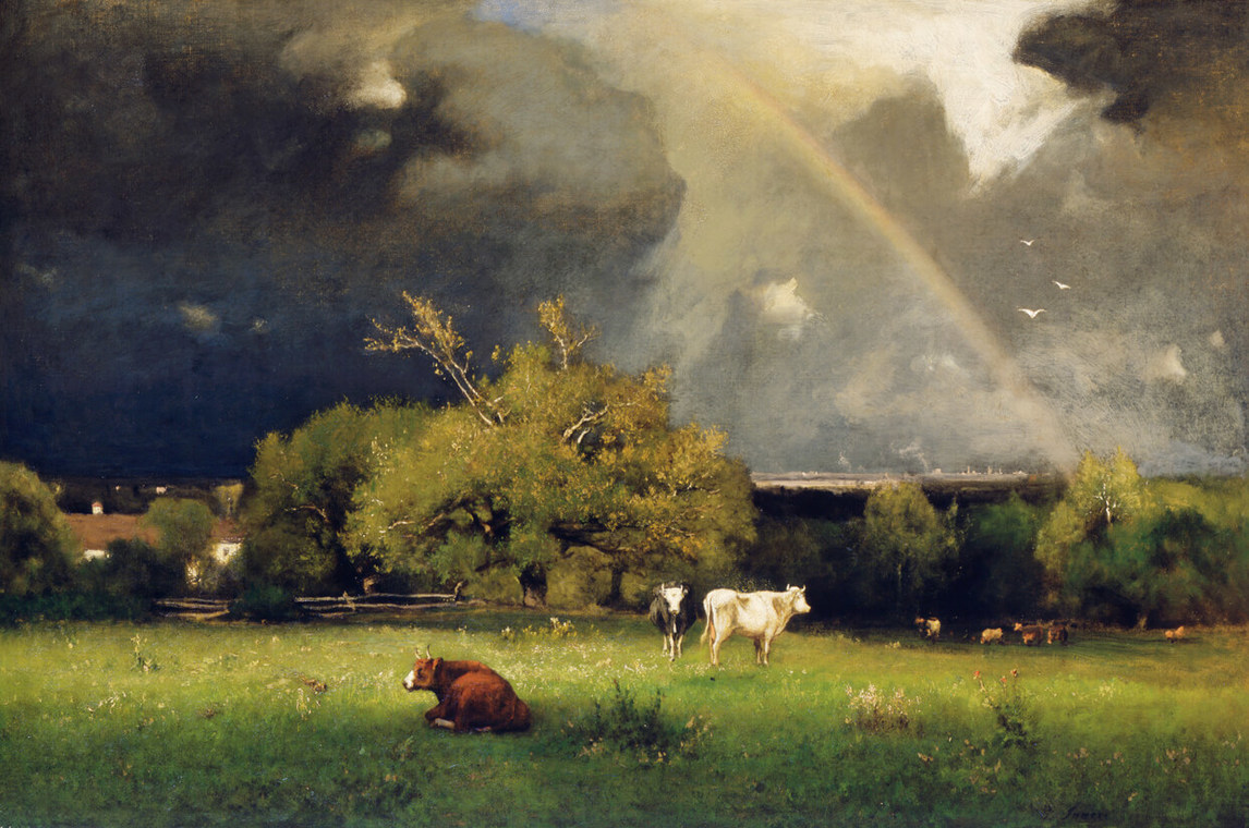 George Inness, The Rainbow (L’arc-en-ciel), v.1878-1879