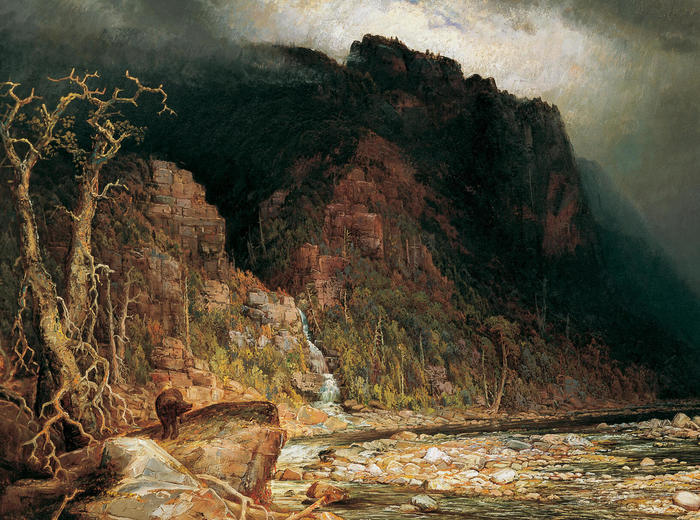Homer Watson, L’approche de l’orage dans les Adirondacks, 1879