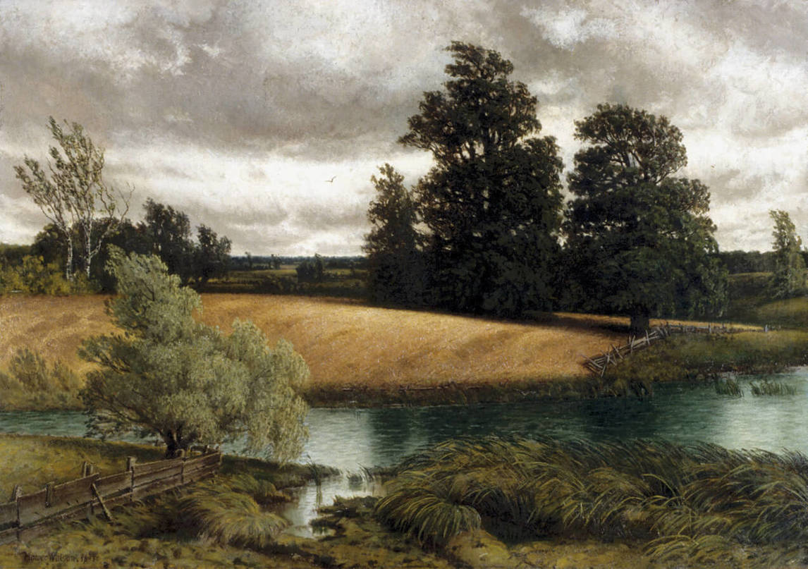 A Cornfield, 1883, by Homer Watson