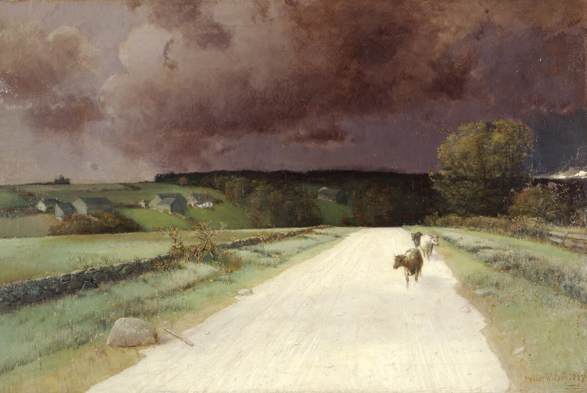 Before the Storm (Avant l’orage), 1887, par Homer Watson
