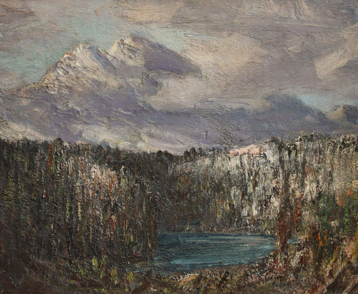Emerald Lake, Banff (Lac Emerald, Banff), v.1925, par Homer Watson