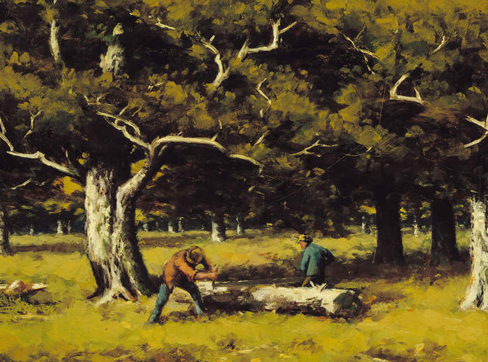 Homer Watson, Les scieurs de bois, 1894