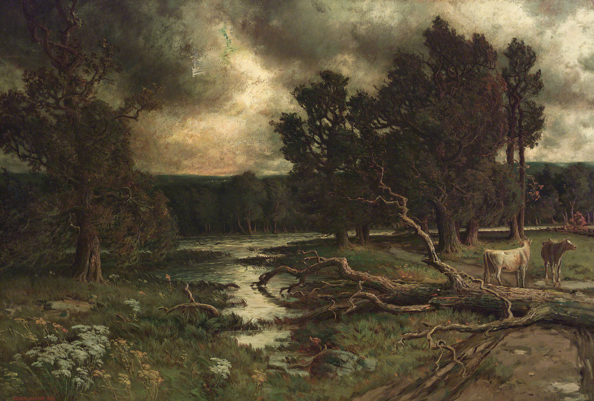 Homer Watson, Near the Close of a Stormy Day, 1884
