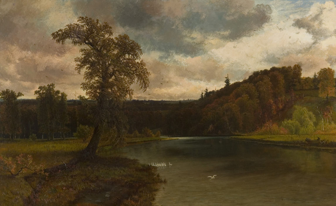River Landscape (Paysage de rivière), 1882, par Homer Watson