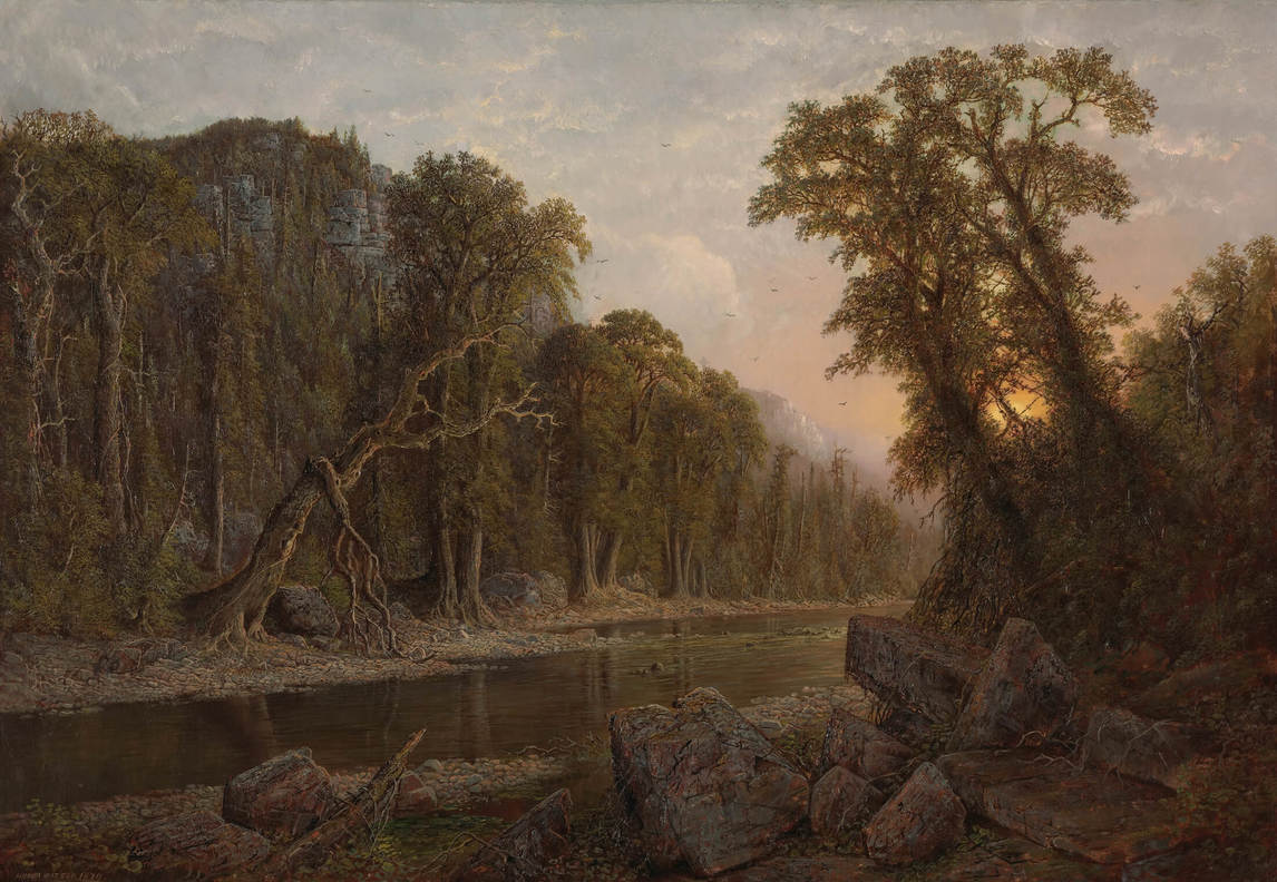 Homer Watson, The Castellated Cliff (La falaise crénelée), 1879