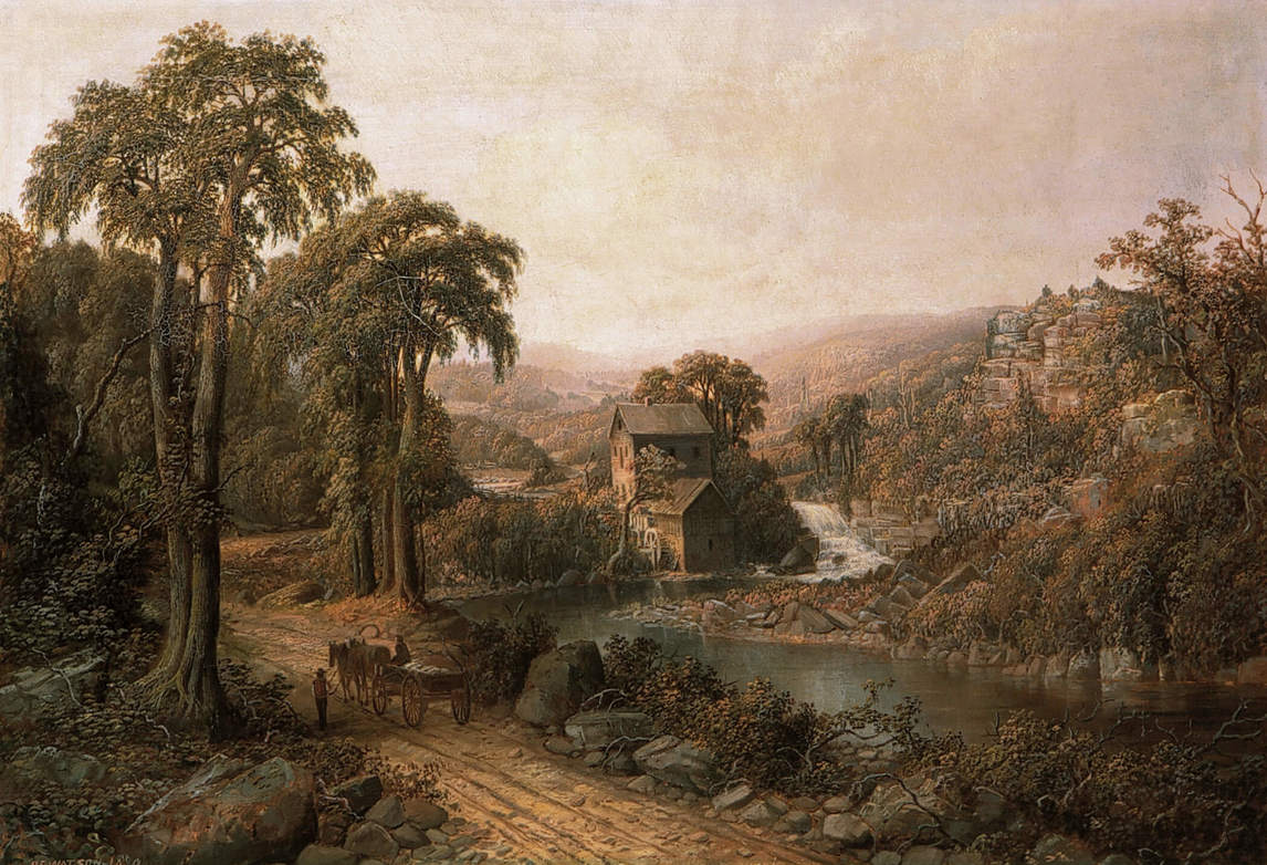 Homer Watson, The Old Mill and Stream (Le vieux moulin près du ruisseau), 1879