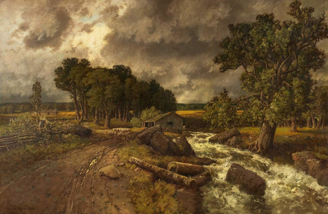 Homer Watson, The Old Mill, 1886