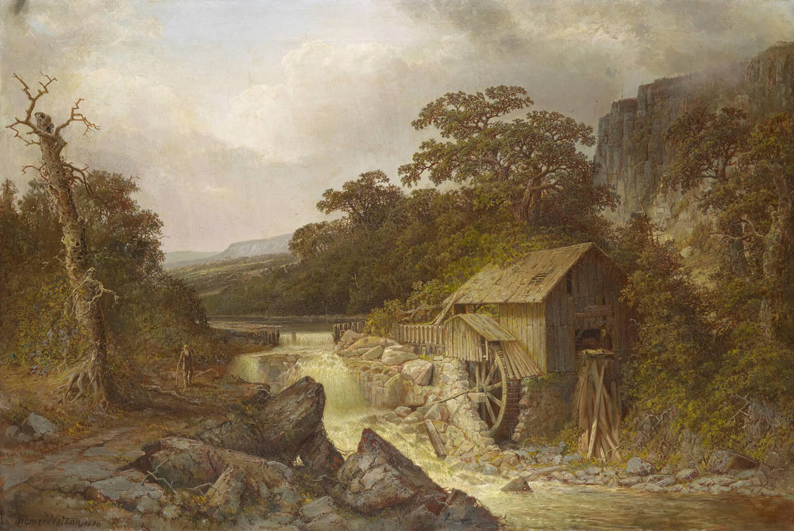 Homer Watson, The Pioneer Mill (La vieille scierie), 1880