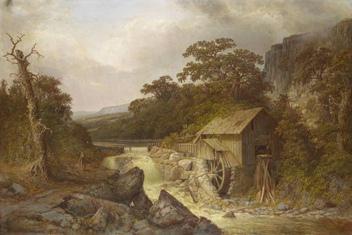 Homer Watson, The Pioneer Mill, 1880