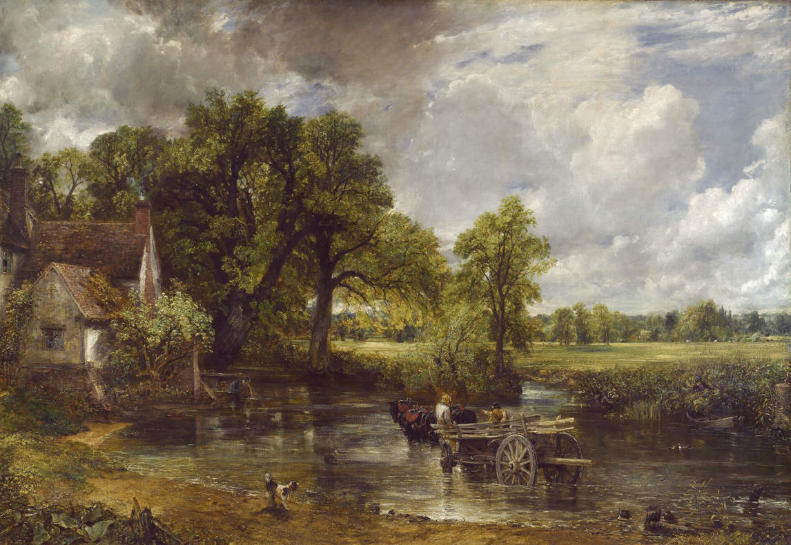 The Hay Wain, 1821, by John Constable
