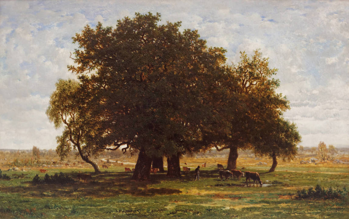 Théodore Rousseau, Oak Grove, Apremont, 1850–52