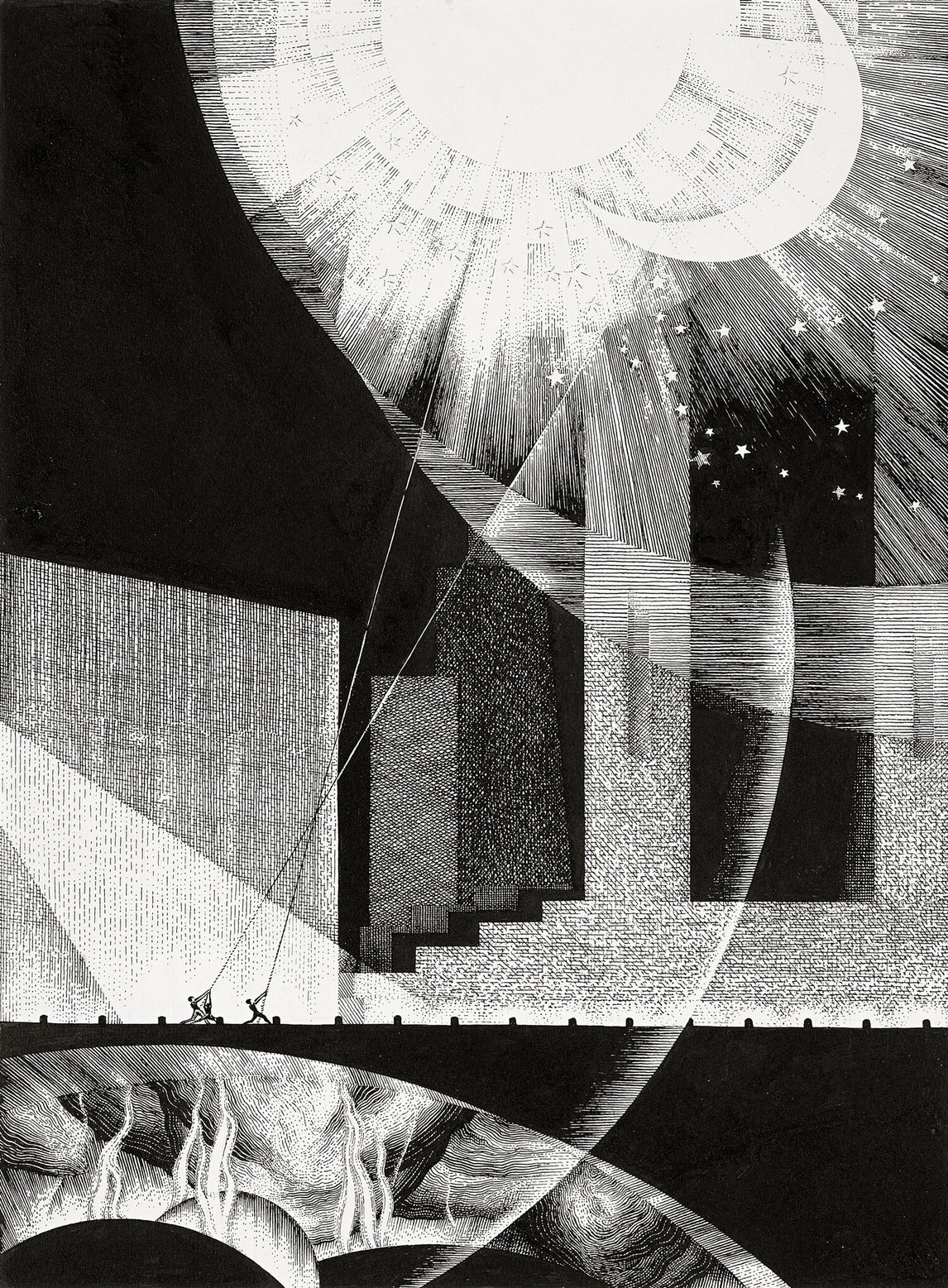 Bertram Brooker, All the World’s a Stage (Le monde entier est un théâtre), 1929