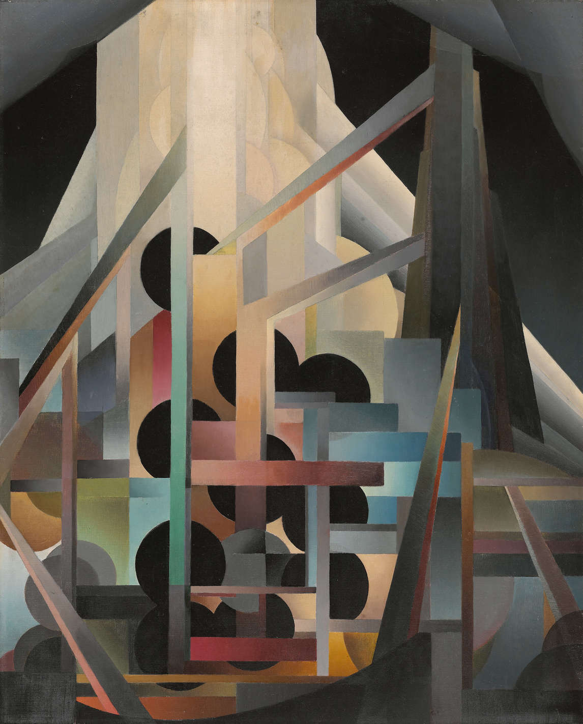 Art Canada Institute, Bertram Brooker, Ascending Forms, c.1929