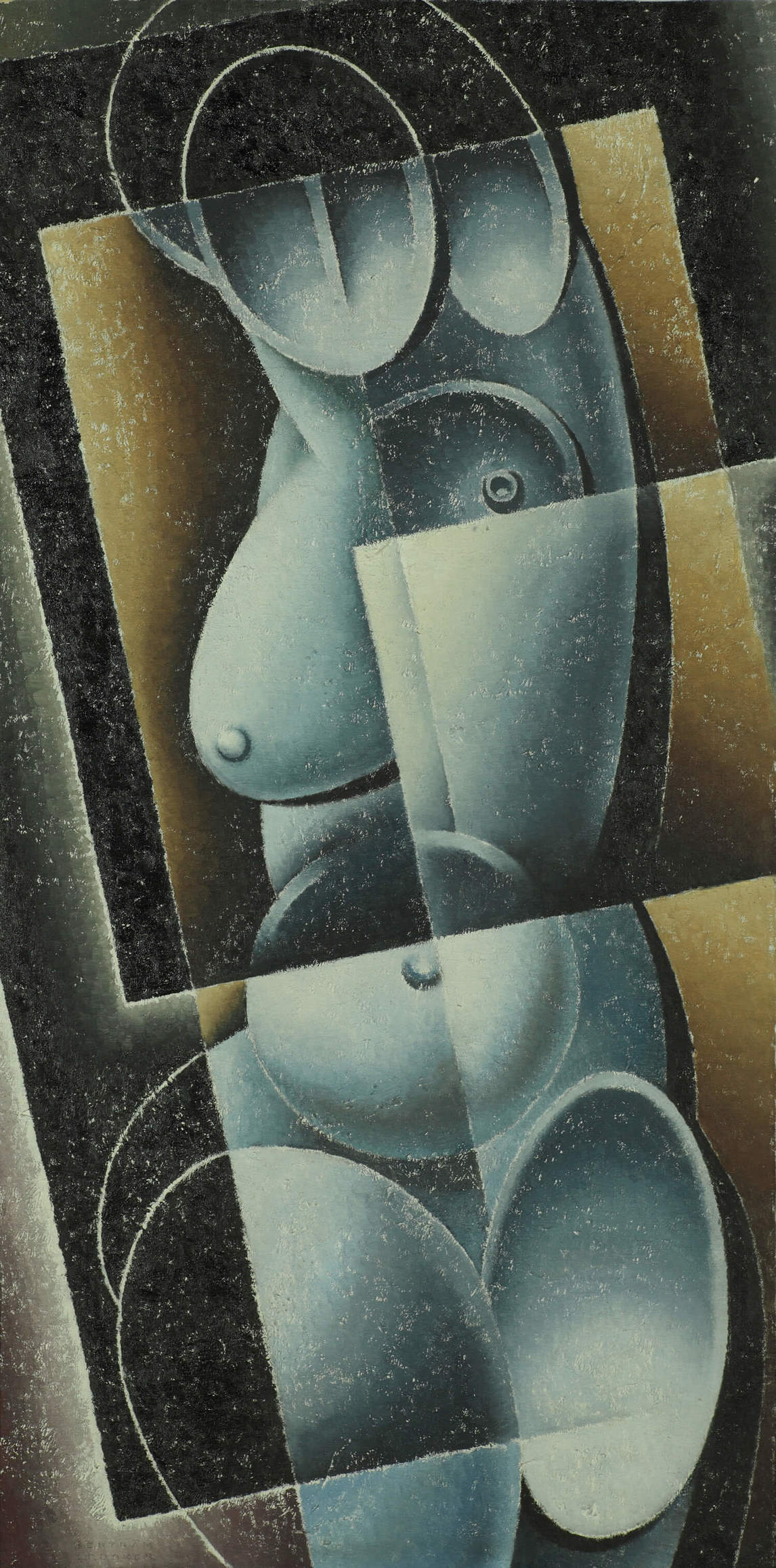 Bertram Brooker, Blue Nude, c.1936