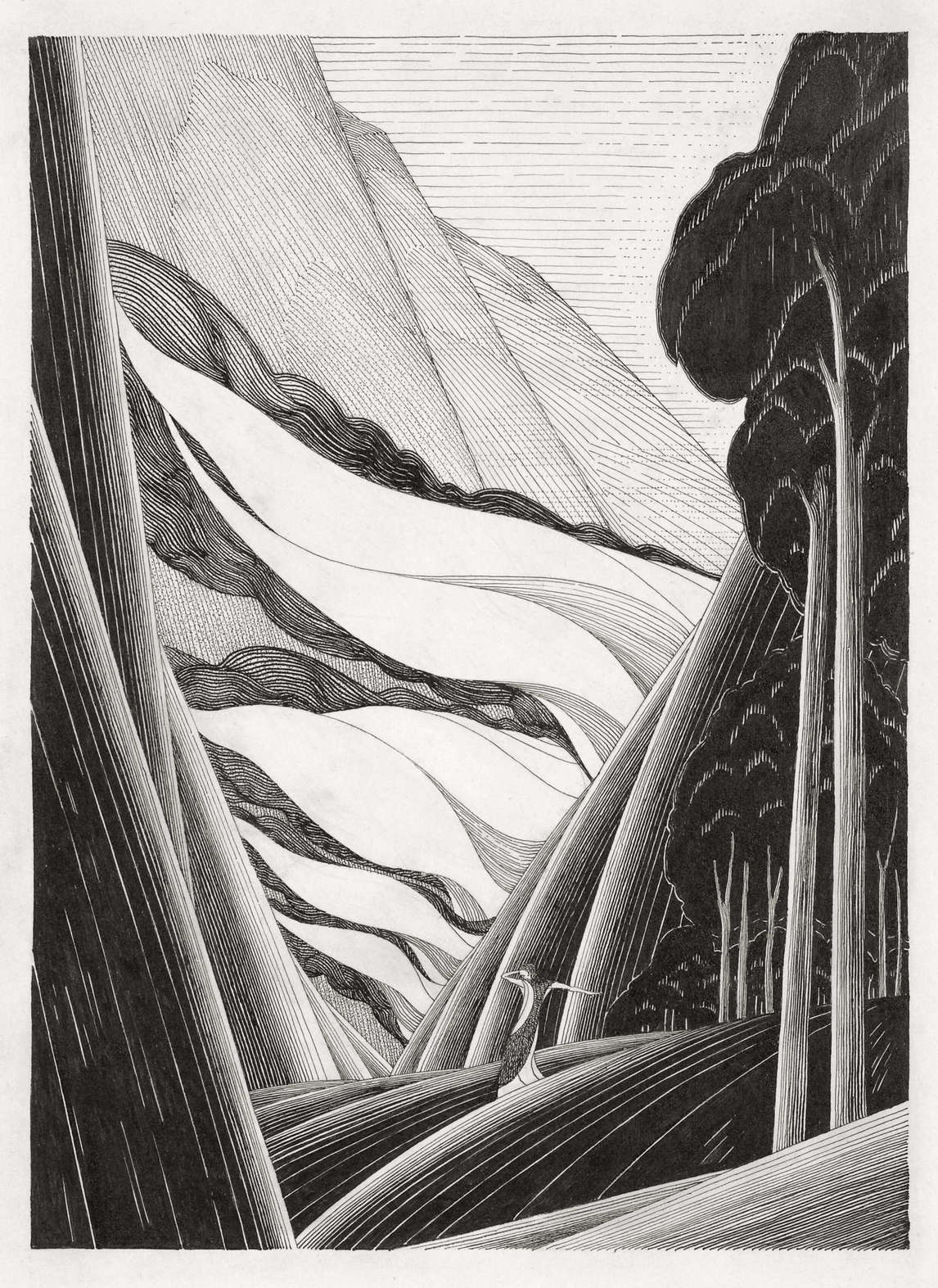 Art Canada Institute, Bertram Brooker, The Fire (Elijah Series), 1929