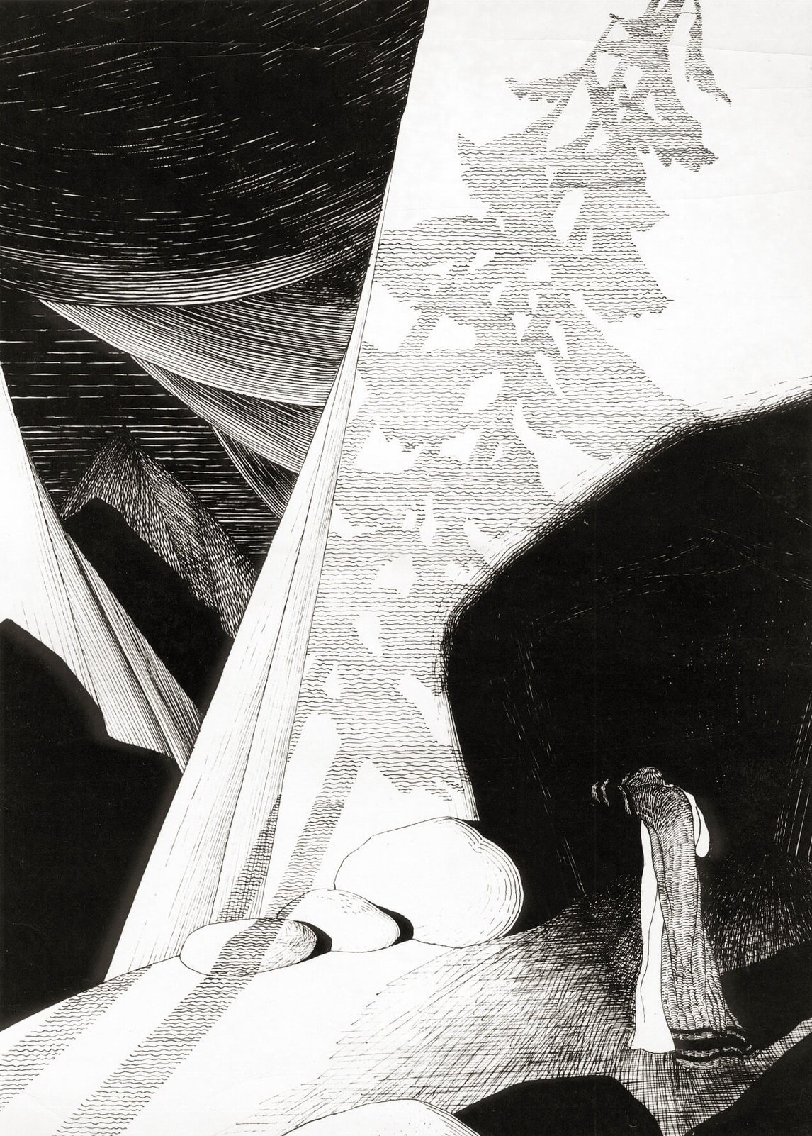 Art Canada Institute, Bertram Brooker, The Still Small Voice (Elijah Series), 1929