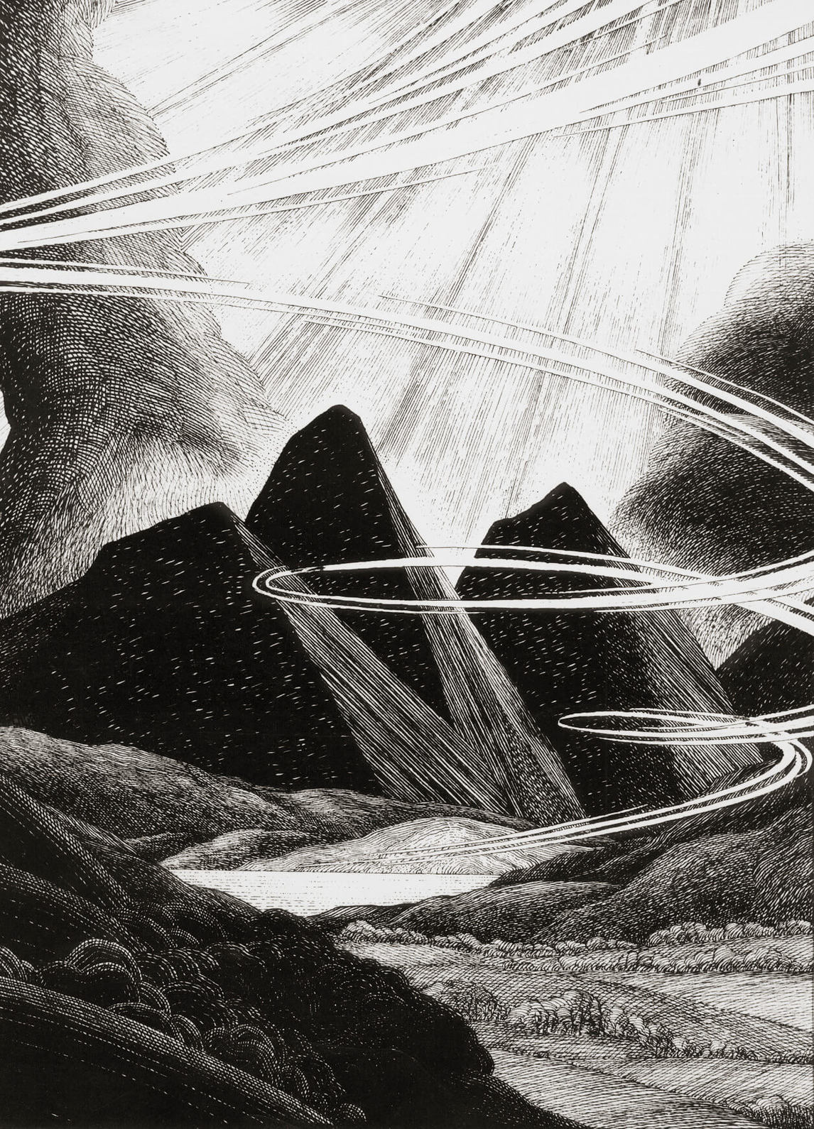 Art Canada Institute, Bertram Brooker, The Whirlwind (Eljiah Series), 1929