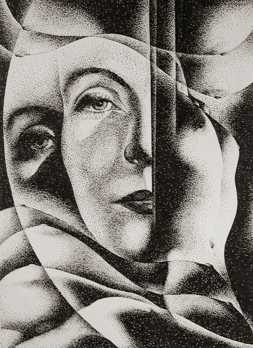 Bertram Brooker, Face and Breasts [Crime and Punishment Series] (Visage et seins [Série Crime et châtiment]), 1930-1934