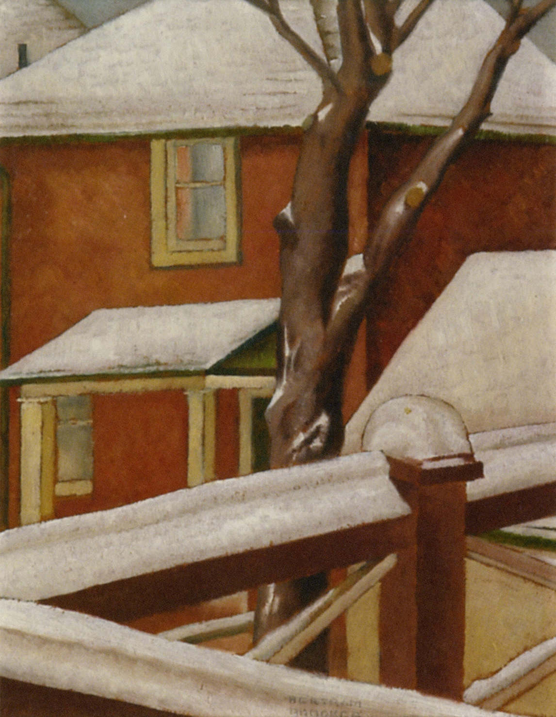 Art Canada Institute, Bertram Brooker, First Snow, date unknown