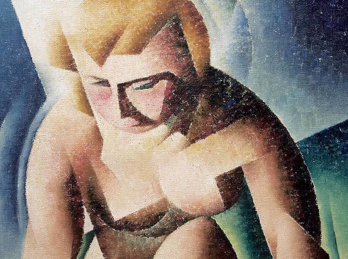 Bertram Brooker, Kneeling Figure, 1940