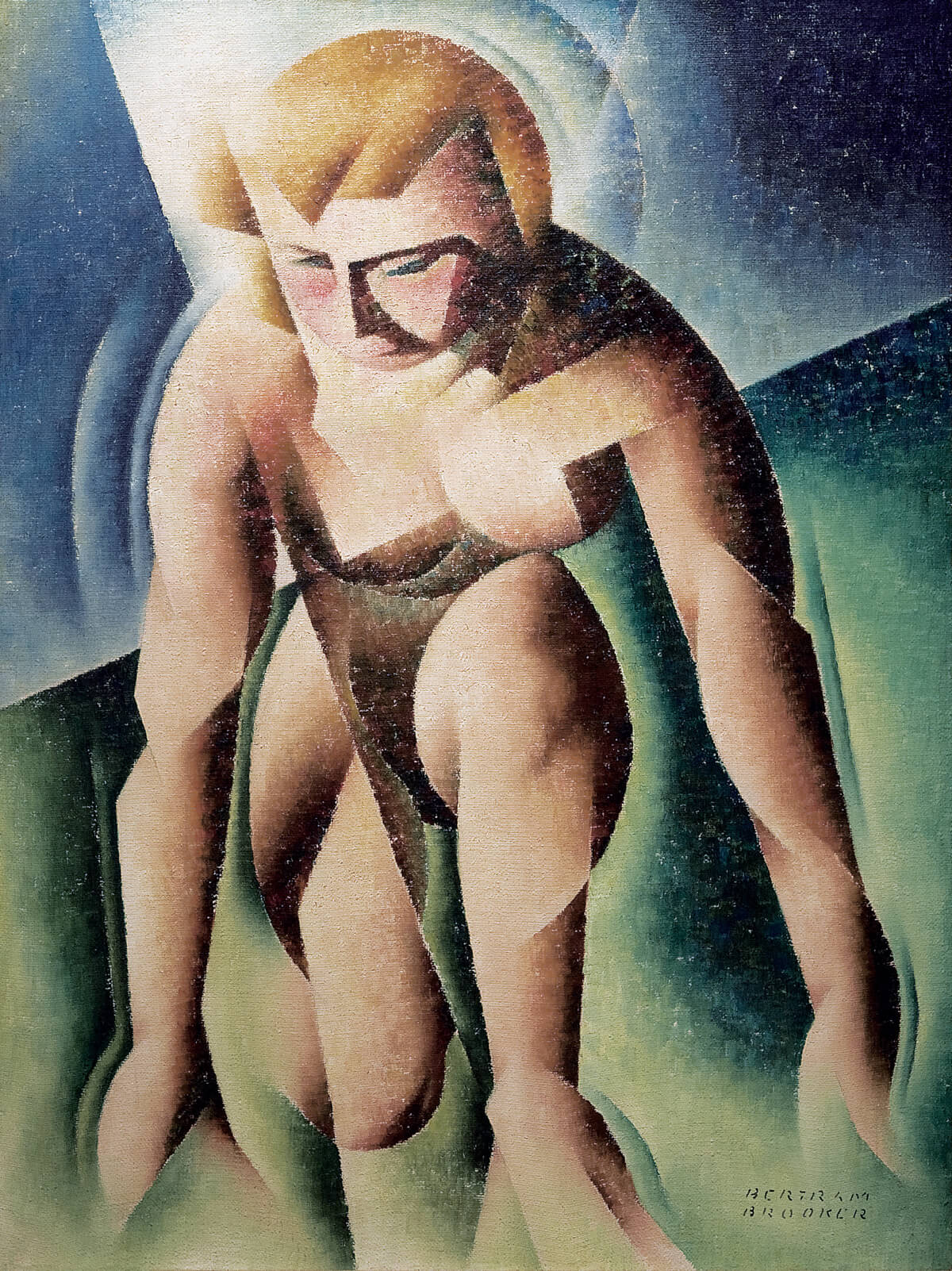 Bertram Brooker, Kneeling Figure, 1940