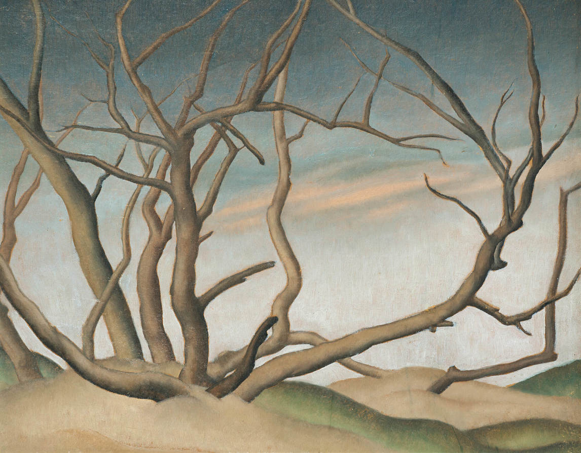 Art Canada Institute, Bertram Brooker, Manitoba Willows, c.1929–31