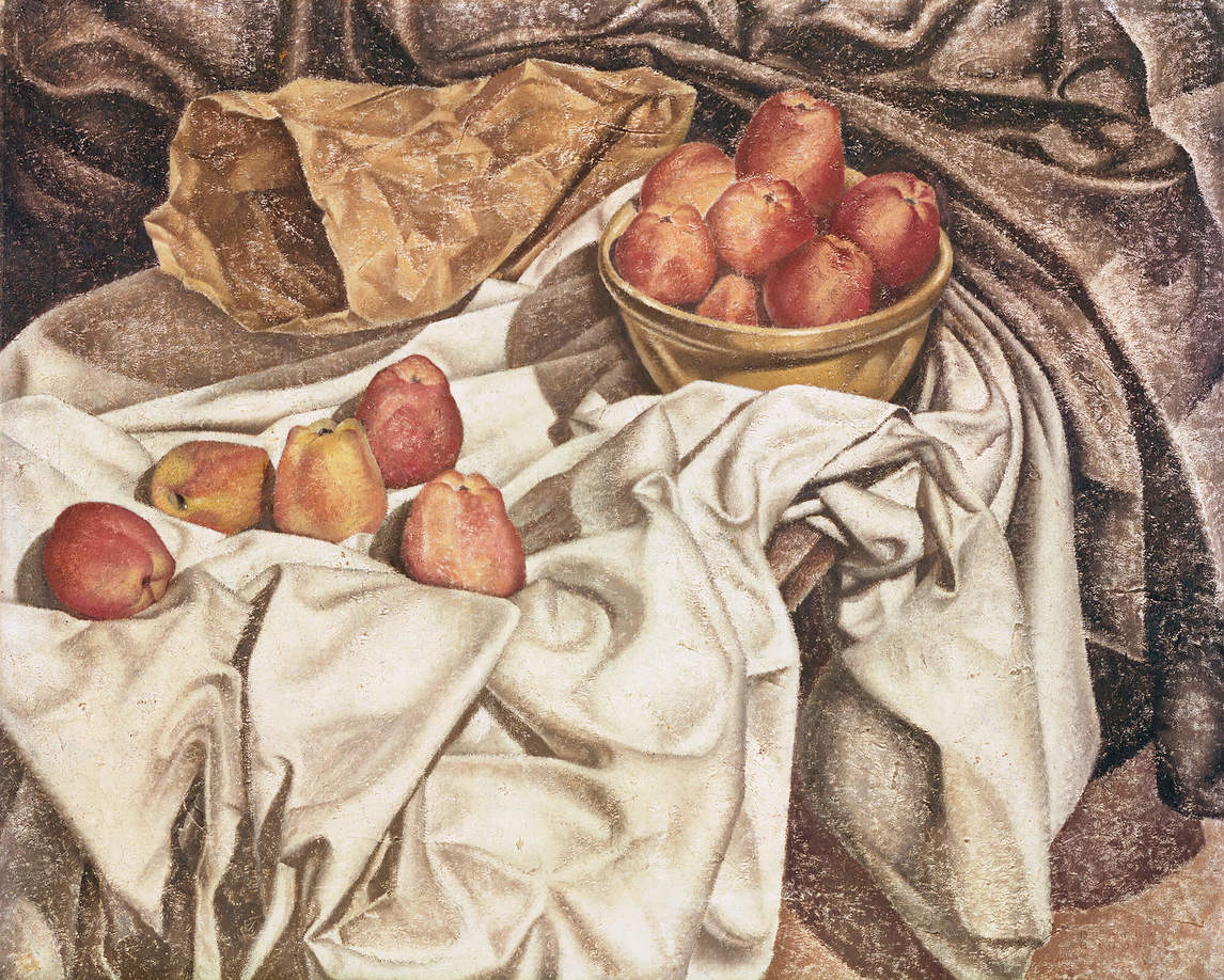 Art Canada Institute, Bertram Brooker, Still Life with Bag #3, c.1933