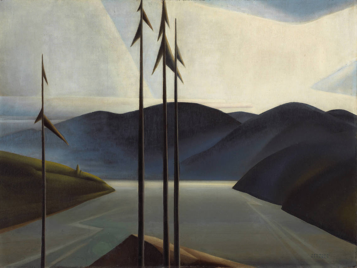 Bertram Brooker, The St. Lawrence (Le Saint-Laurent), 1931