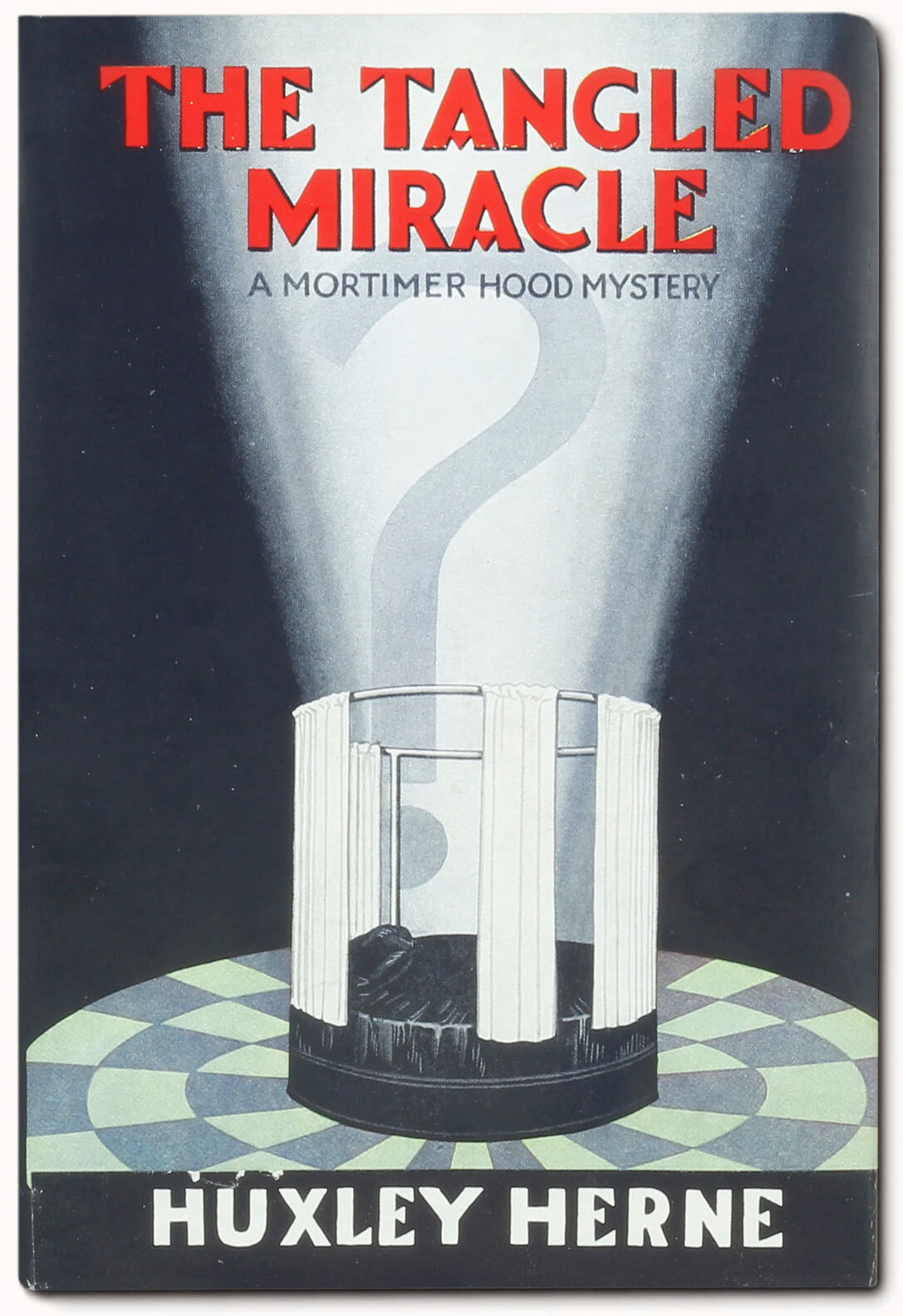 The Tangled Miracle: A Mortimer Hood Mystery de Bertram Brooker, publié sous le nom Huxley Herne, Royaume-Uni, Thomas Nelson & Sons, 1936