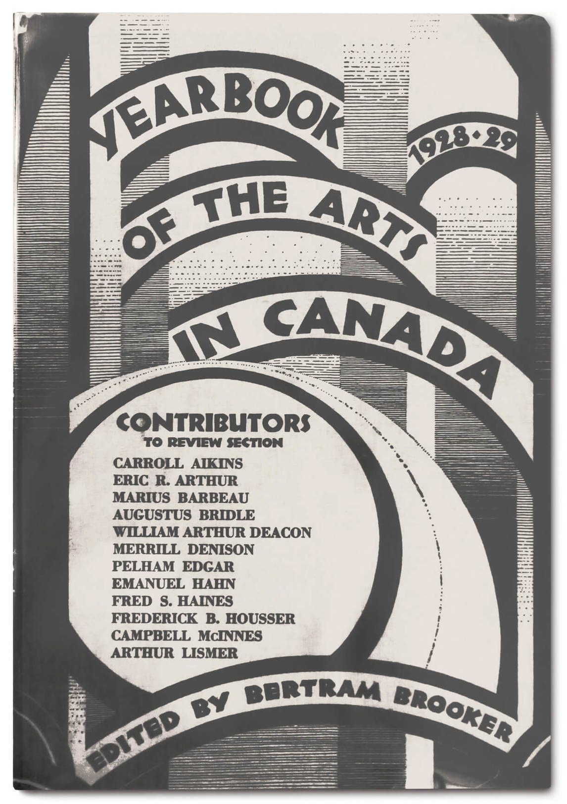 Art Canada Institute, Bertram Brooker, cover of Yearbook of the Arts in Canada, 1929