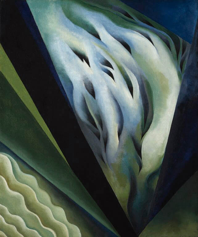 Georgia O’Keeffe, Blue and Green Music (Musique bleue et verte), 1919/1921