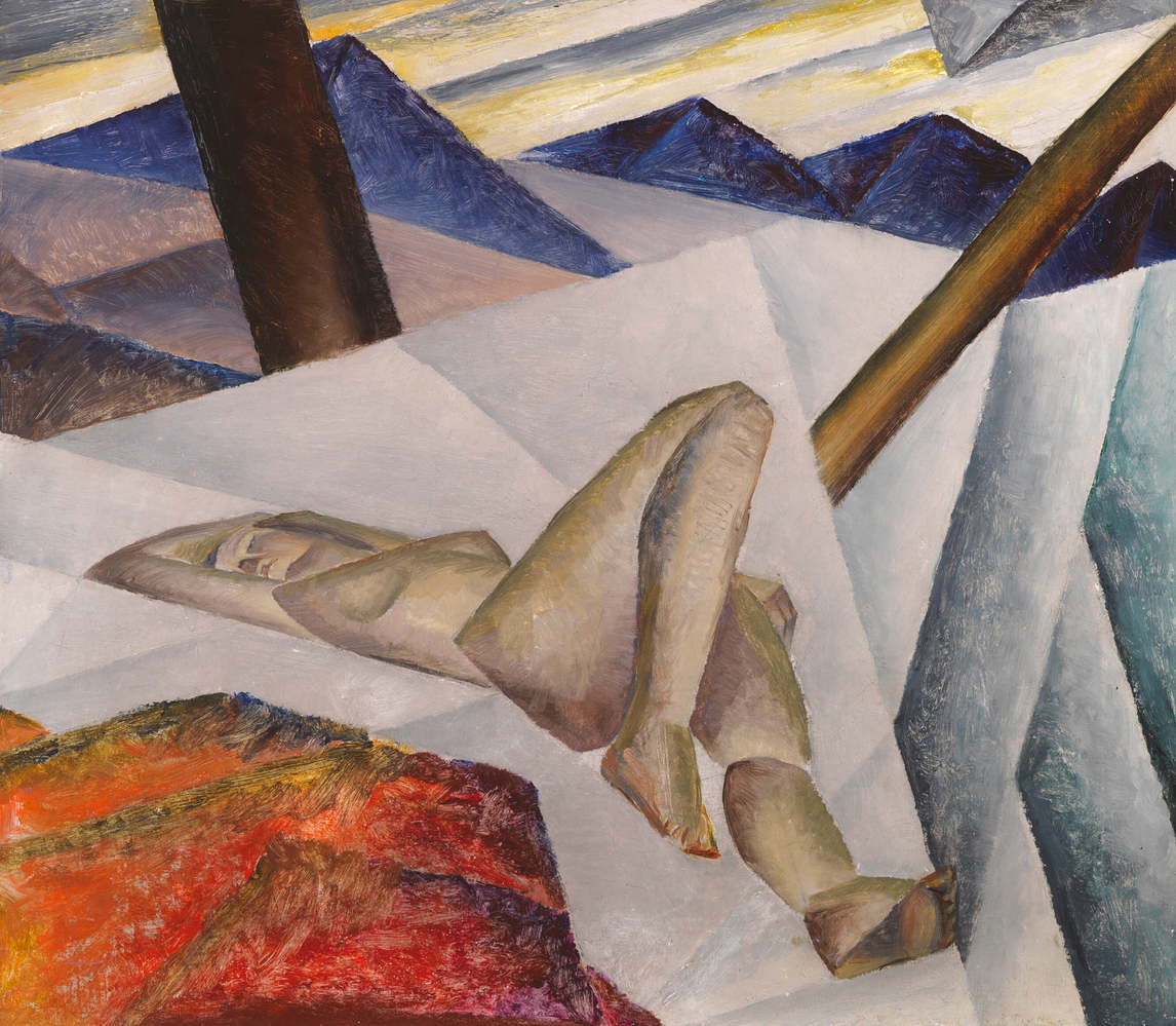 Kathleen Munn, Composition (Reclining Nude), c. 1926–28