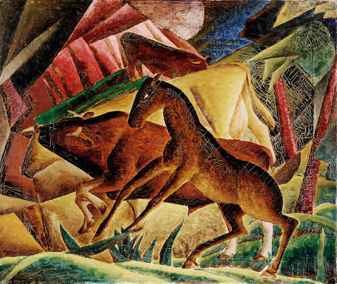 Art Canada Institute, Kathleen Munn, Composition (Horses), c.1927