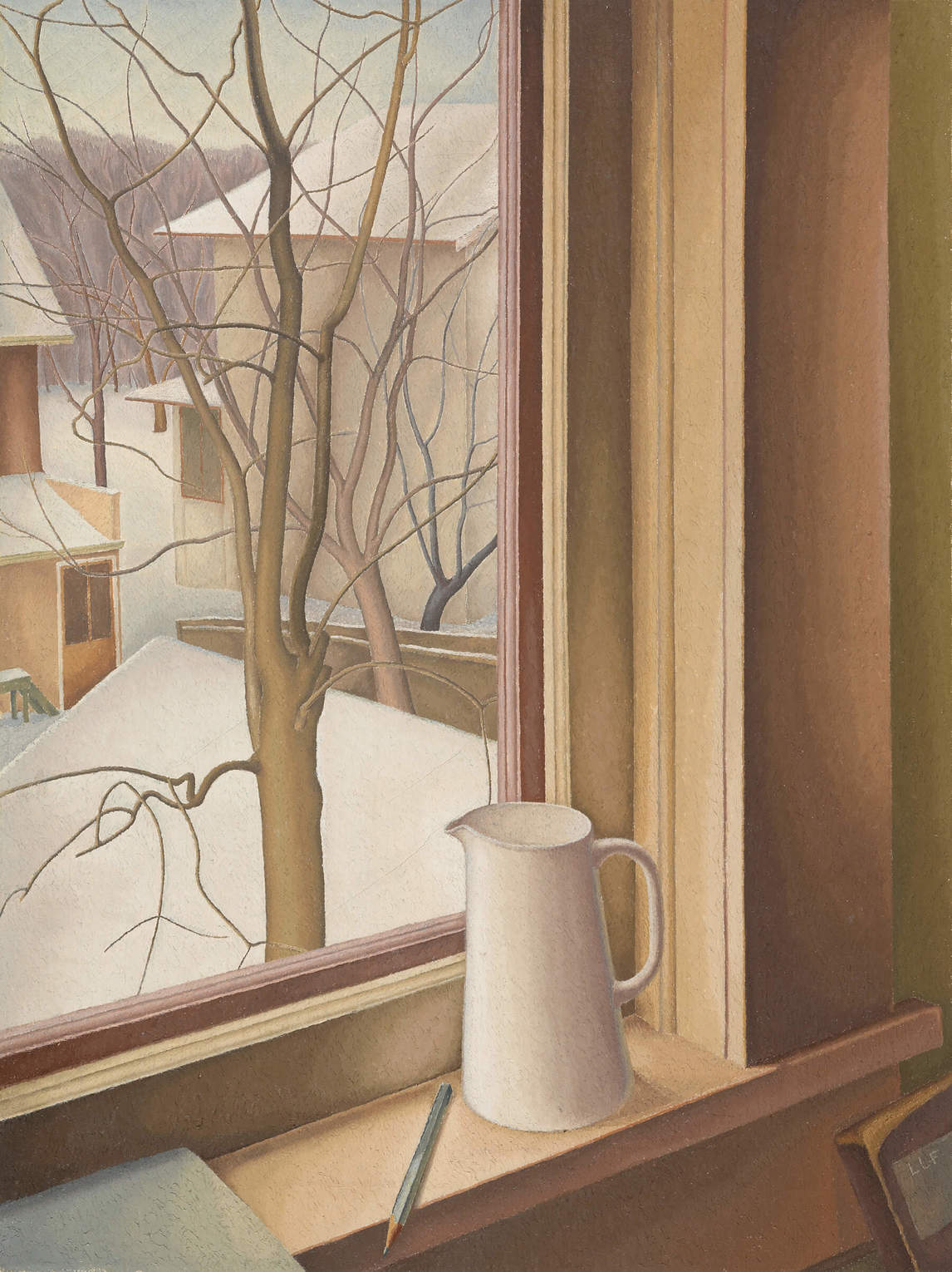 From an Upstairs Window, Winter, c.1950–51, Lionel LeMoine FitzGerald