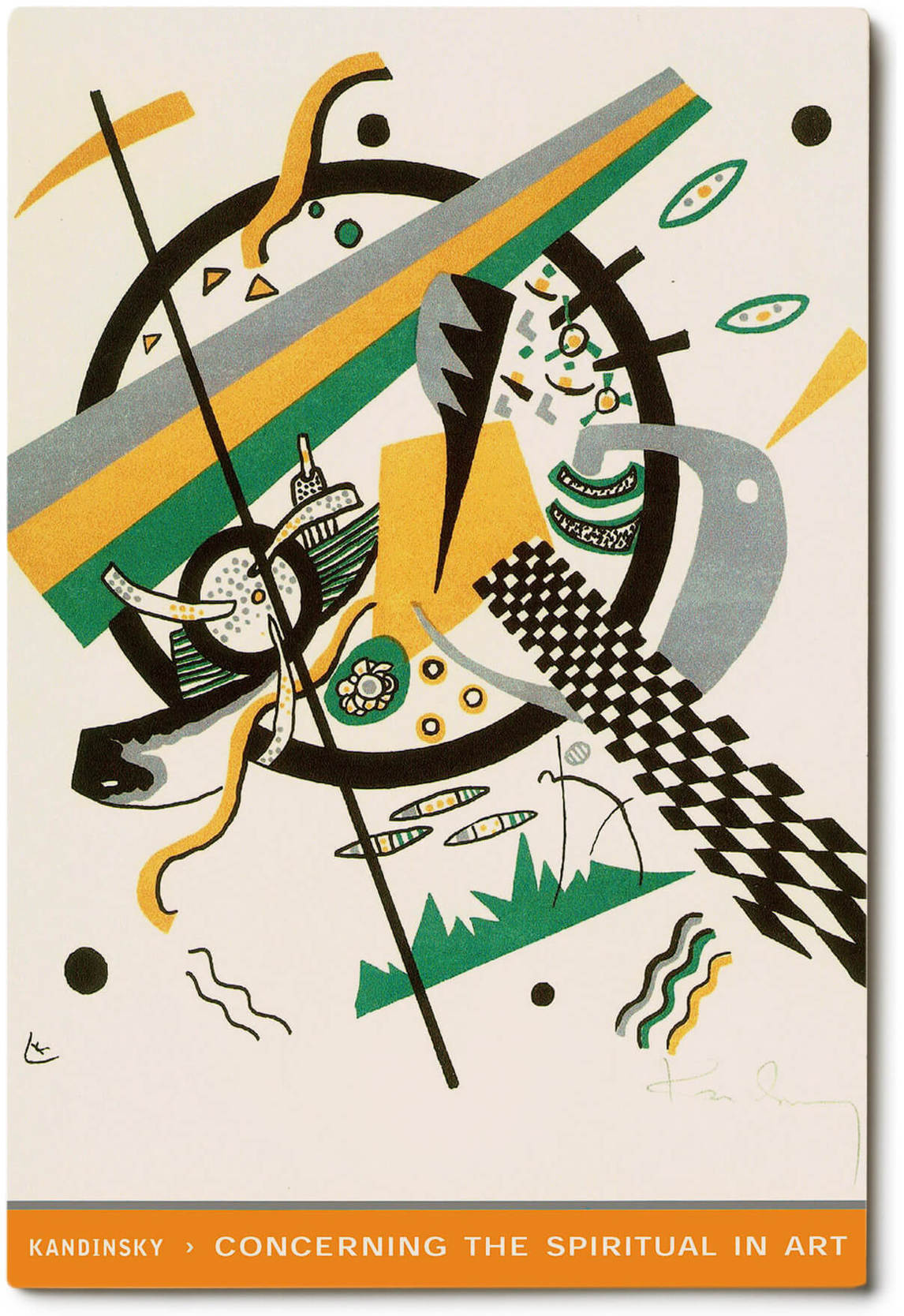 Page couverture de l’ouvrage Du spirituel dans l’art de Wassily Kandinsky, (publié pour la première fois en anglais en 1914