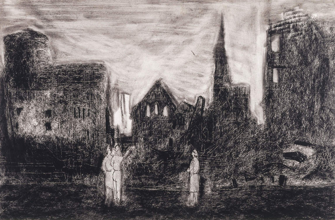 Molly Lamb, Bremen Ruins at Night