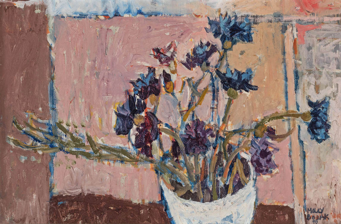 Molly Lamb Bobak, Cornflowers