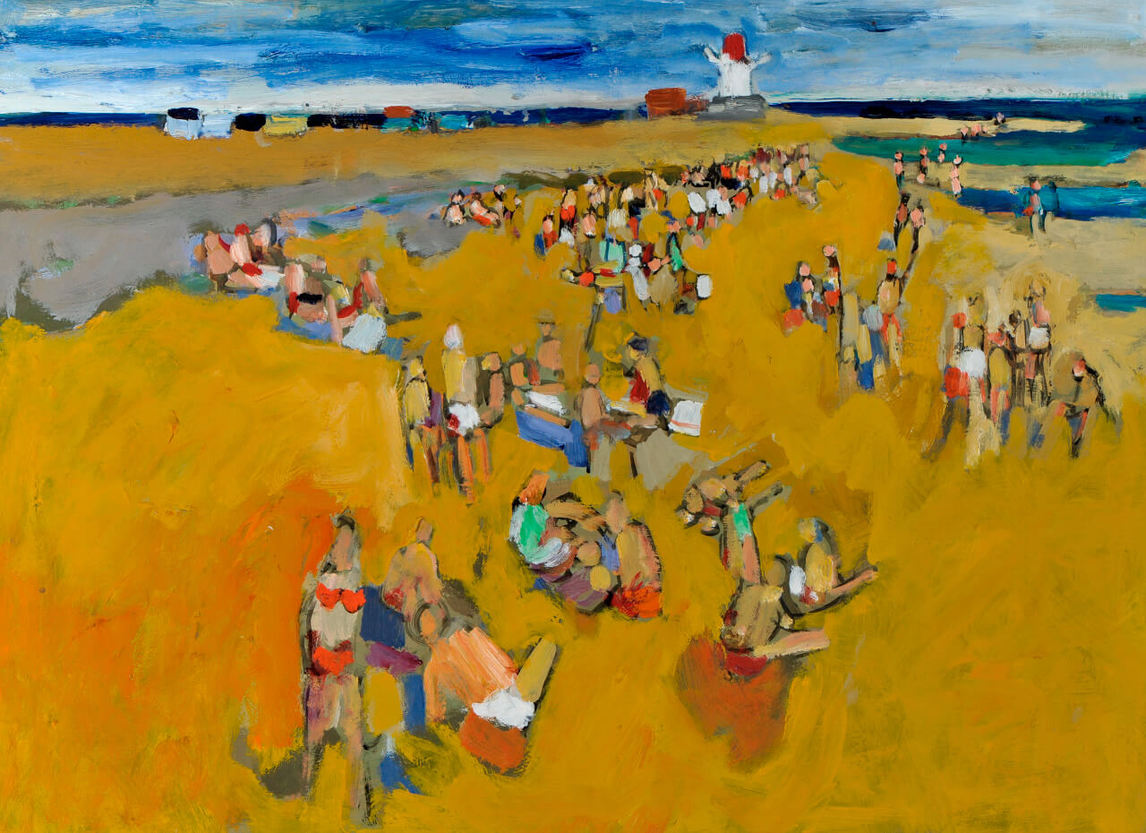 Molly Lamb Bobak, Plage de Shediac, (N.-B.), 1972