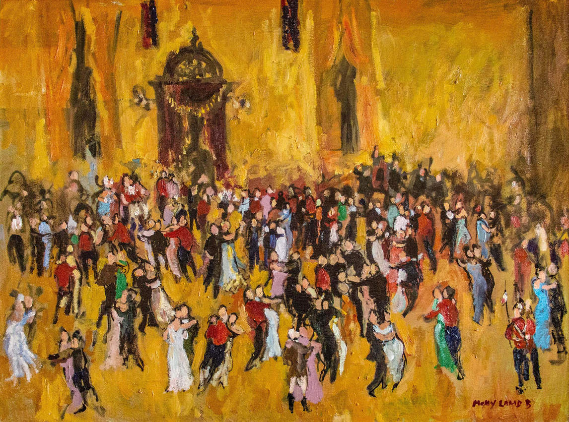 Molly Lamb Bobak, Le bal à l’Assemblée législative, 1986