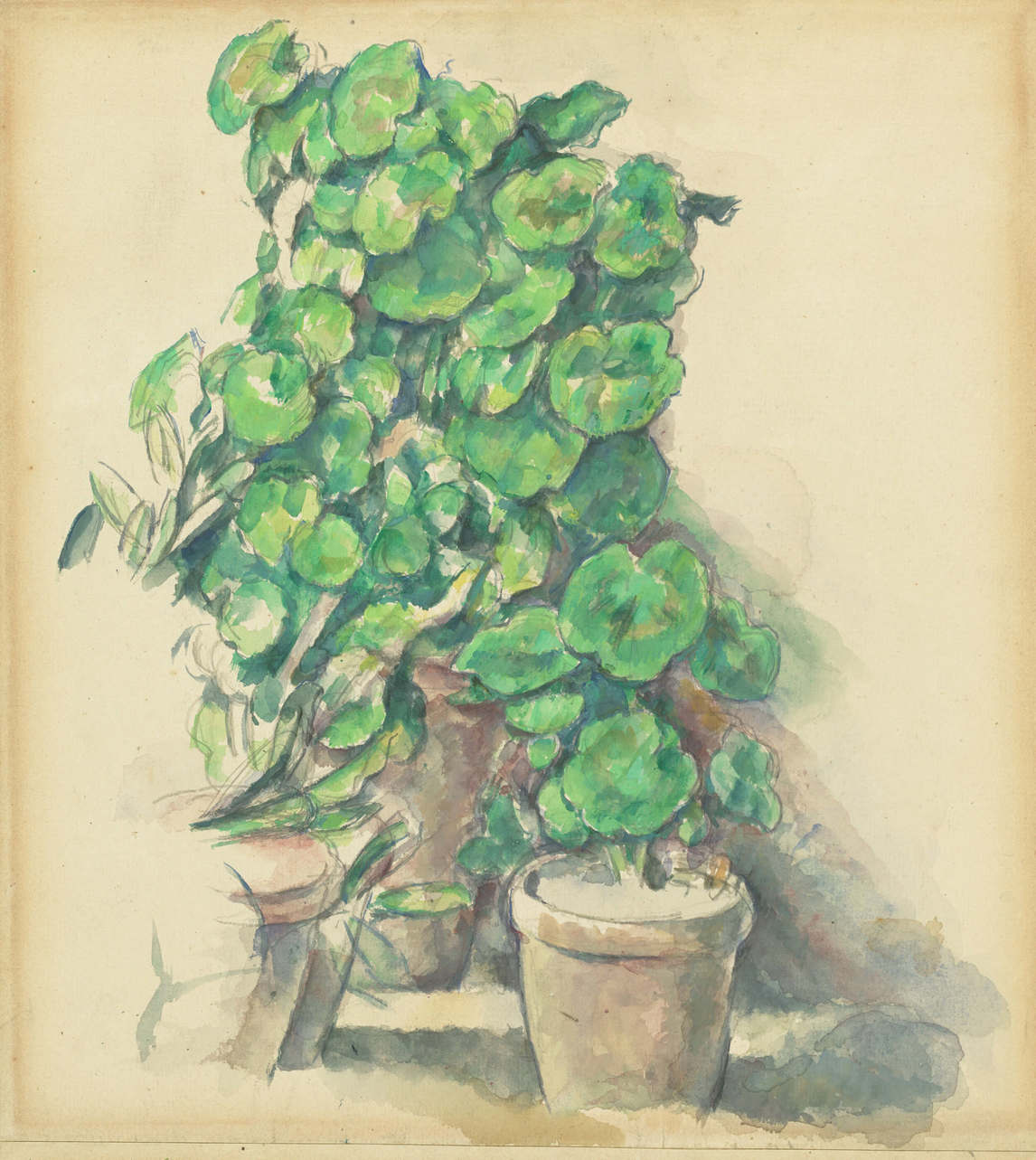 Paul Cézanne, Géraniums, 1888-1890