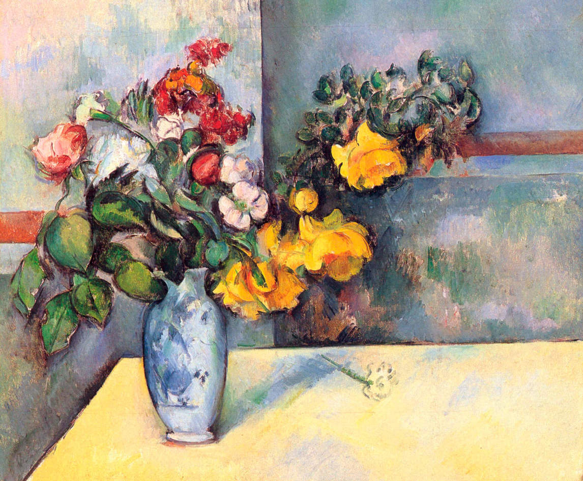 Paul Cézanne, Nature morte : fleurs dans un vase, 1888