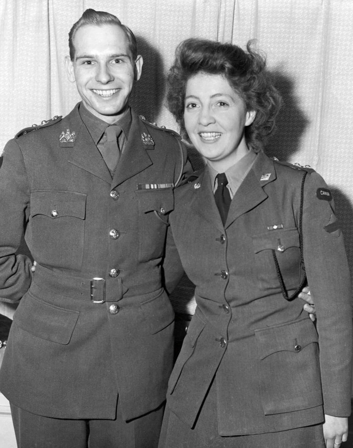 Molly Lamb Bobak and Bruno Bobak, 1946
